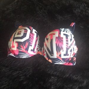 Pink bra and panty set